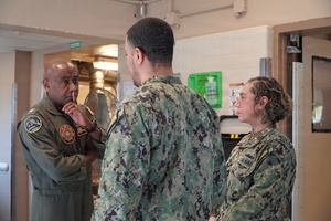 AFN Naples Radio News- USS Mount Whitney Distinguished Visitor Day and Post Iran Attack Press Briefing