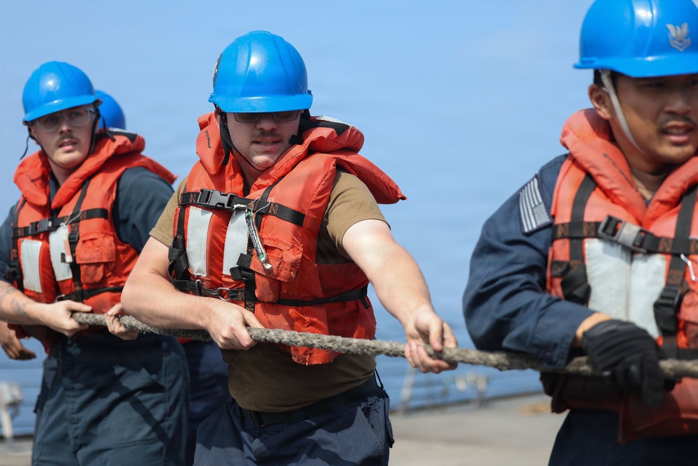 Spruance Conducts Routine Operations