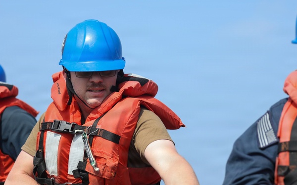 Spruance Conducts Routine Operations