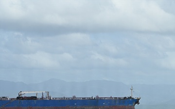 Coast Guard Cutter Mohawk returns home from 60-day patrol after escorting two oil tankers in the Caribbean Sea, Gulf of America