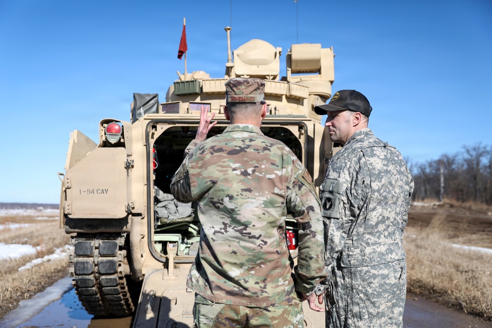 Nordhaus visits 34th Infantry Division during annual training