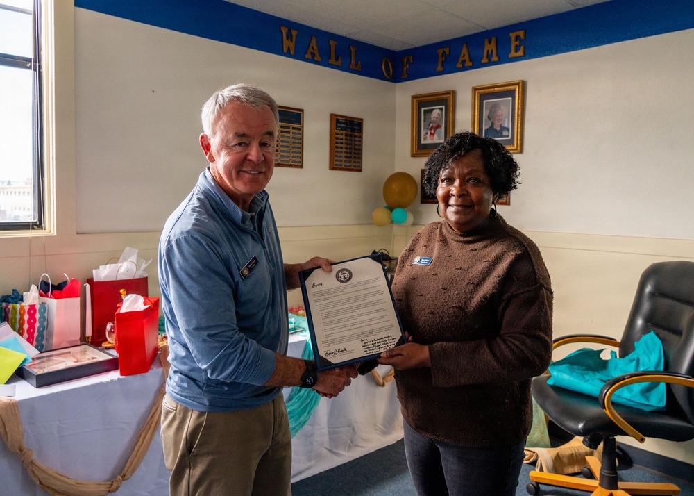 Barry White concludes more than four decades of service to Navy community