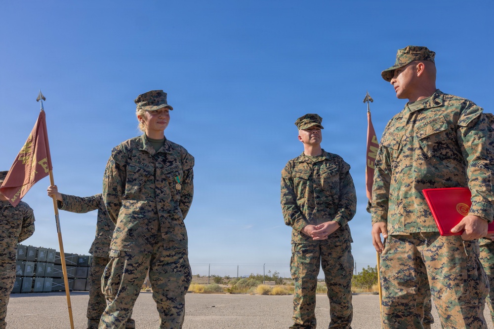 Yuma Marine Awarded Navy Achievement Medal