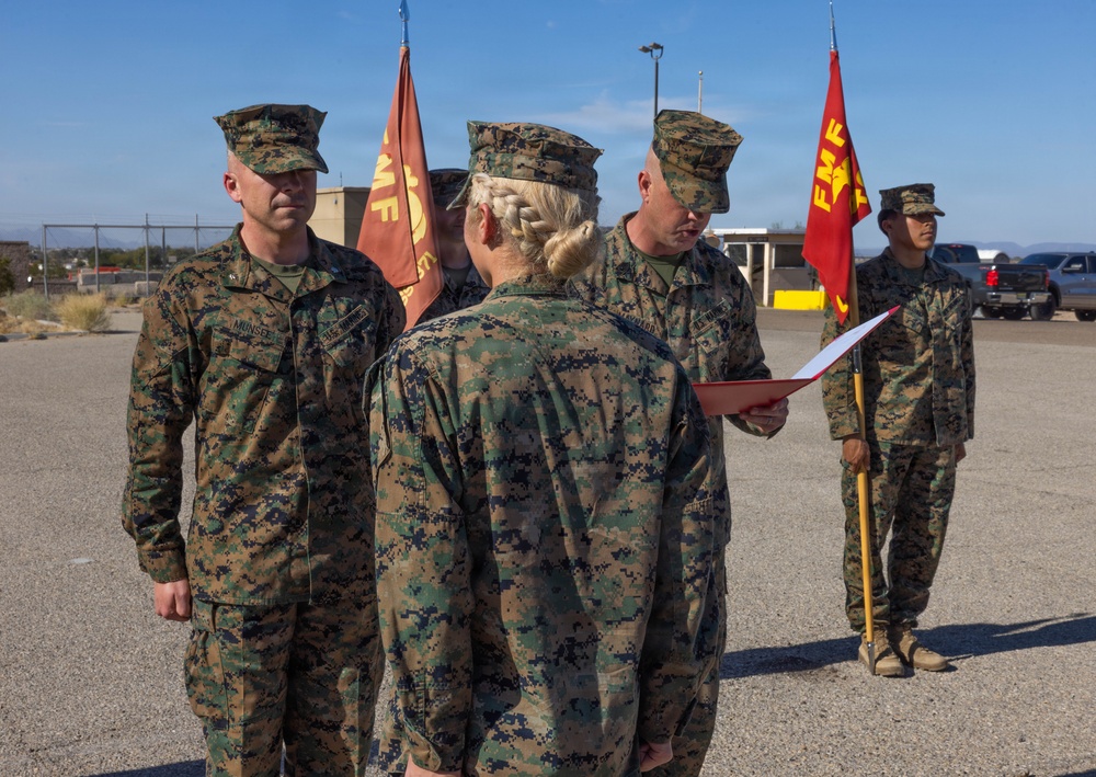 Yuma Marine Awarded Navy Achievement Medal