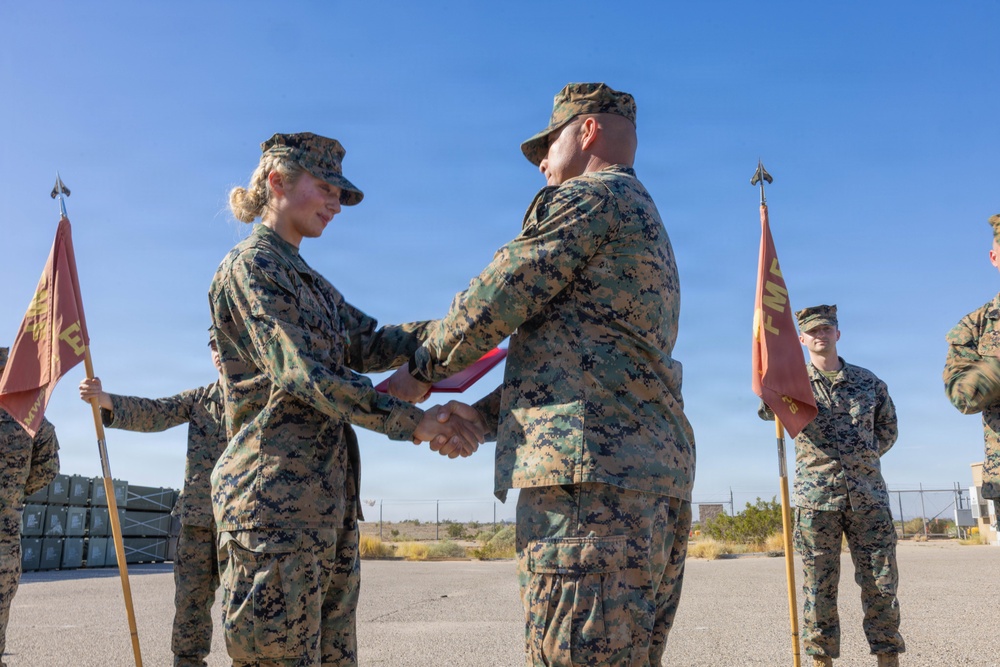Yuma Marine Awarded Navy Achievement Medal