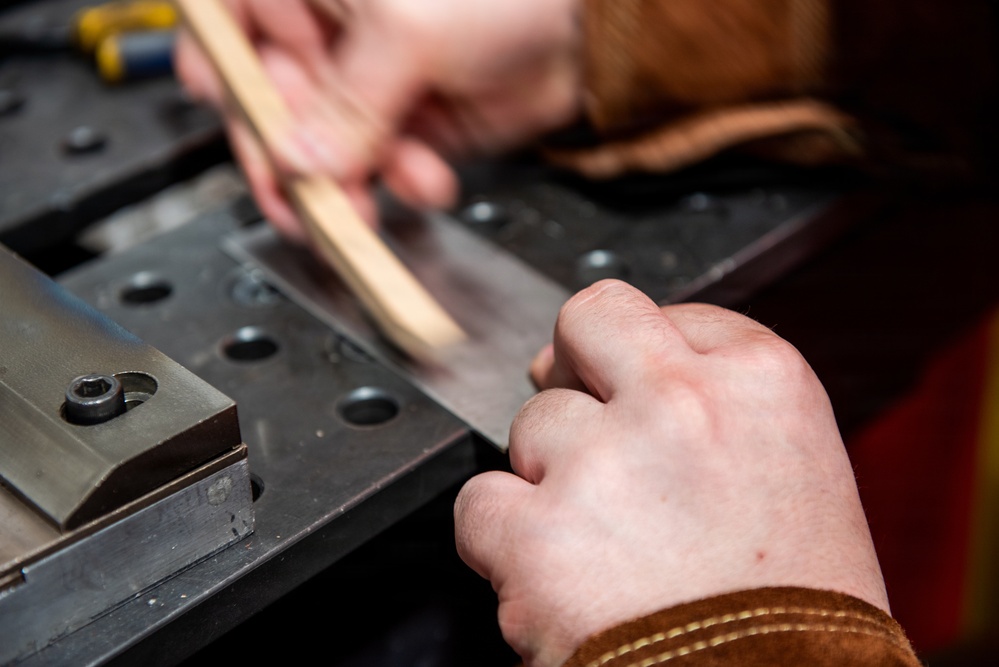 Travis fabrication flight stays mission ready with practice