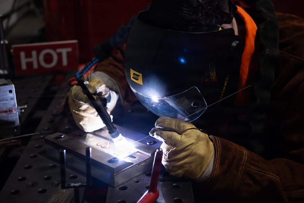 Travis fabrication flight stays mission ready with practice