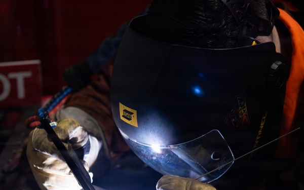 Travis fabrication flight stays mission ready with practice