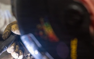 Travis fabrication flight stays mission ready with practice