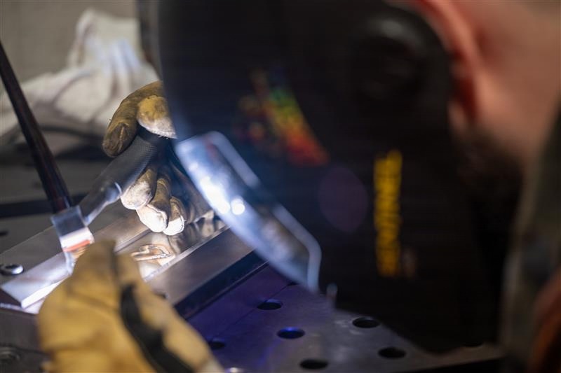 Travis fabrication flight stays mission ready with practice