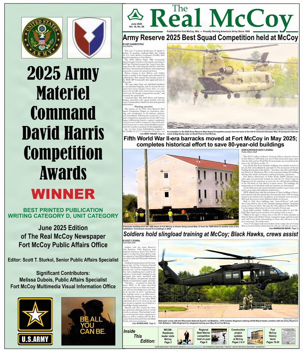 Fort McCoy communicators earn big in 2026 IMCOM, AMC communications competitions