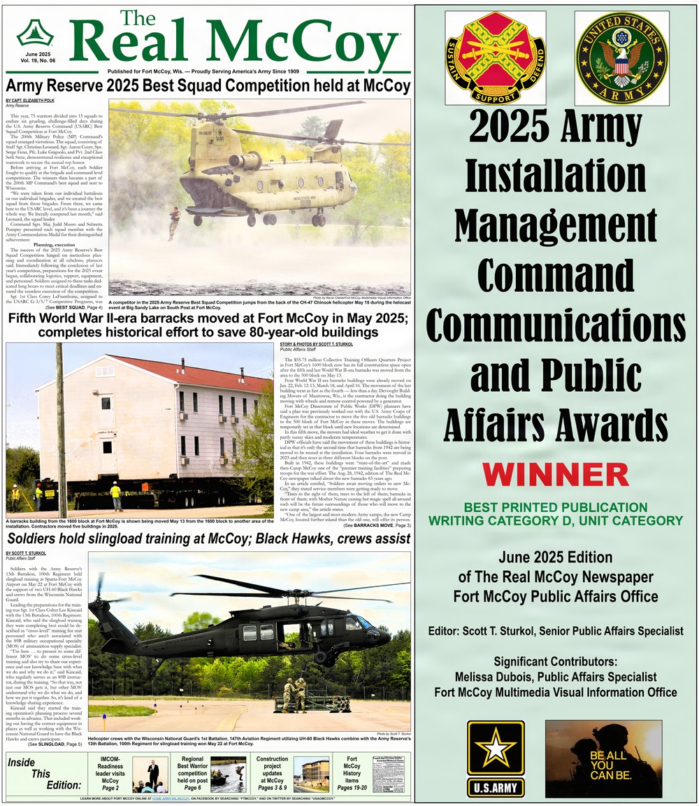 Fort McCoy communicators earn big in 2026 IMCOM, AMC communications competitions