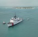 Coast Guard Cutter Mohawk returns home from 60-day patrol after escorting two oil tankers in the Caribbean Sea, Gulf of America