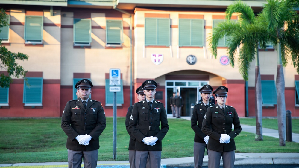 1st Mission Support Command Conducts Funeral Honors for Veteran Maj. Gen. Santoni