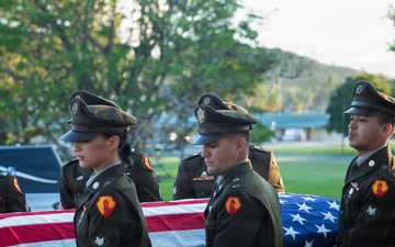 1st Mission Support Command Conducts Funeral Honors for Veteran Maj. Gen. Santoni