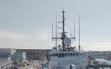 Coast Guard Cutter Mohawk returns home from 60-day patrol after escorting two oil tankers in the Caribbean Sea, Gulf of America