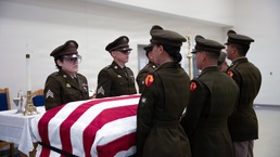 1st Mission Support Command Conducts Funeral Honors for Veteran Maj. Gen. Santoni