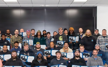 NNSY Recognizes Teammates Who Collaborated and Executed Successful Montpelier Propeller Install