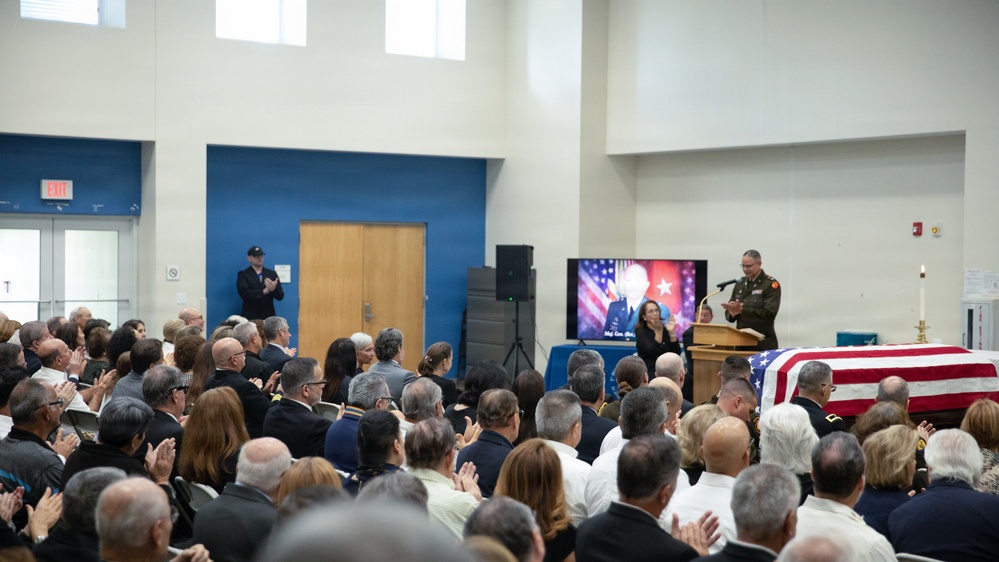 1st Mission Support Command Conducts Funeral Honors for Veteran Maj. Gen. Santoni
