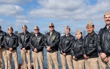 SWOBOSS visits with Navy ROTC San Diego Midshipmen