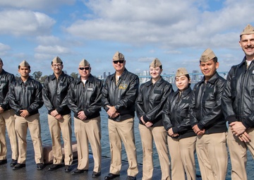 SWOBOSS visits with Navy ROTC San Diego Midshipmen