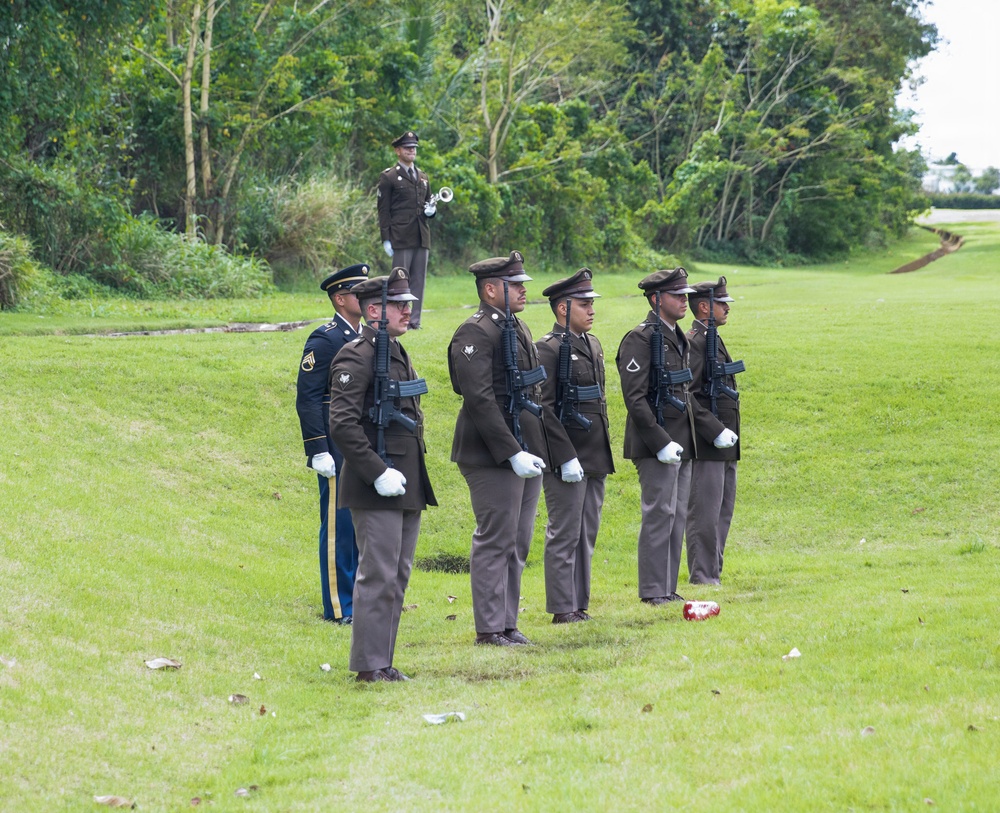 1st Mission Support Command Conducts Funeral Honors for Veteran Maj. Gen. Santoni