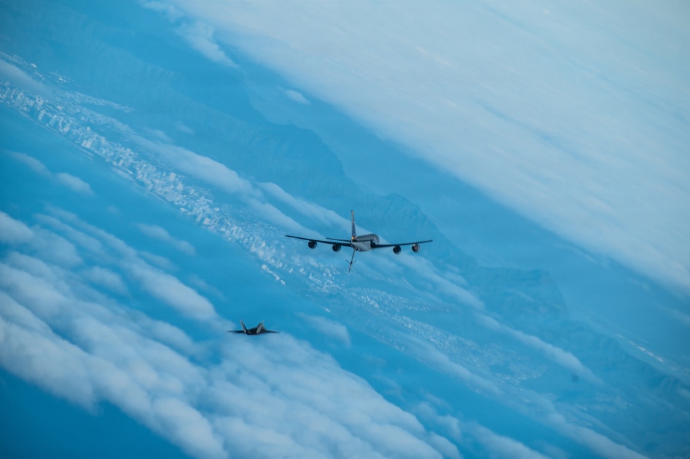 In-Flight Refueling Operations During Sentry Aloha 26-1