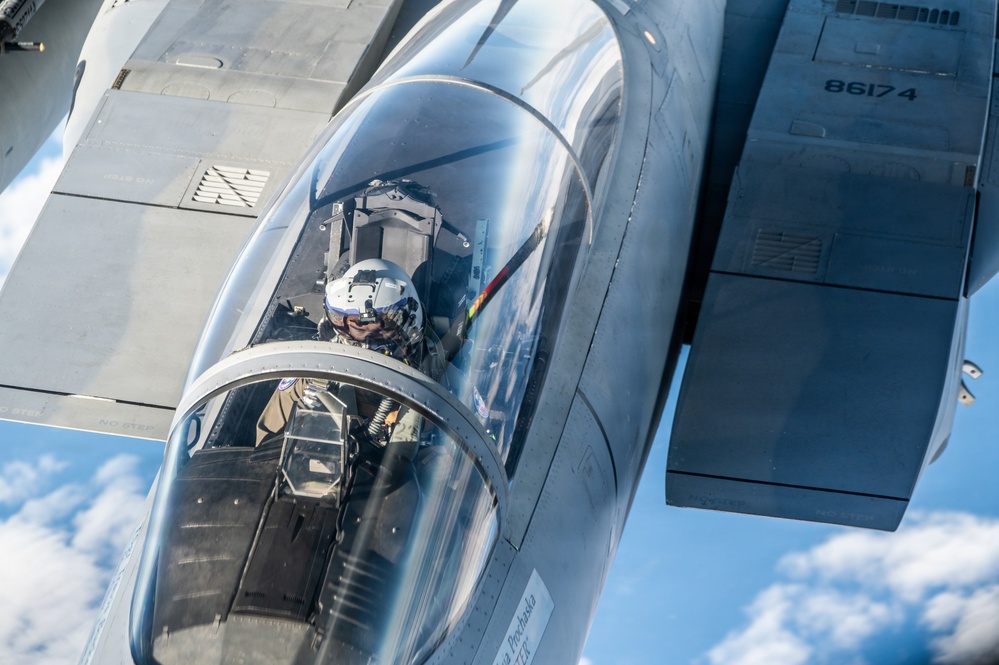 In-Flight Refueling Operations During Sentry Aloha 26-1