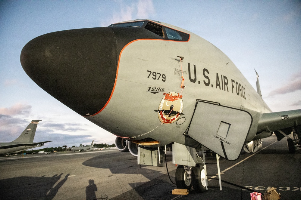 In-Flight Refueling Operations During Sentry Aloha 26-1