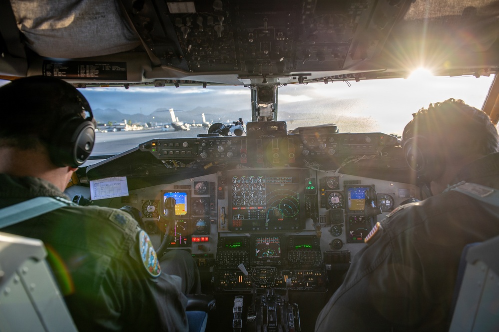 In-Flight Refueling Operations During Sentry Aloha 26-1