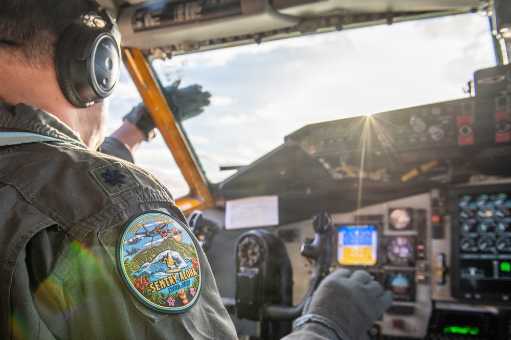 In-Flight Refueling Operations During Sentry Aloha 26-1