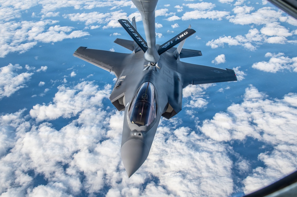 In-Flight Refueling Operations During Sentry Aloha 26-1