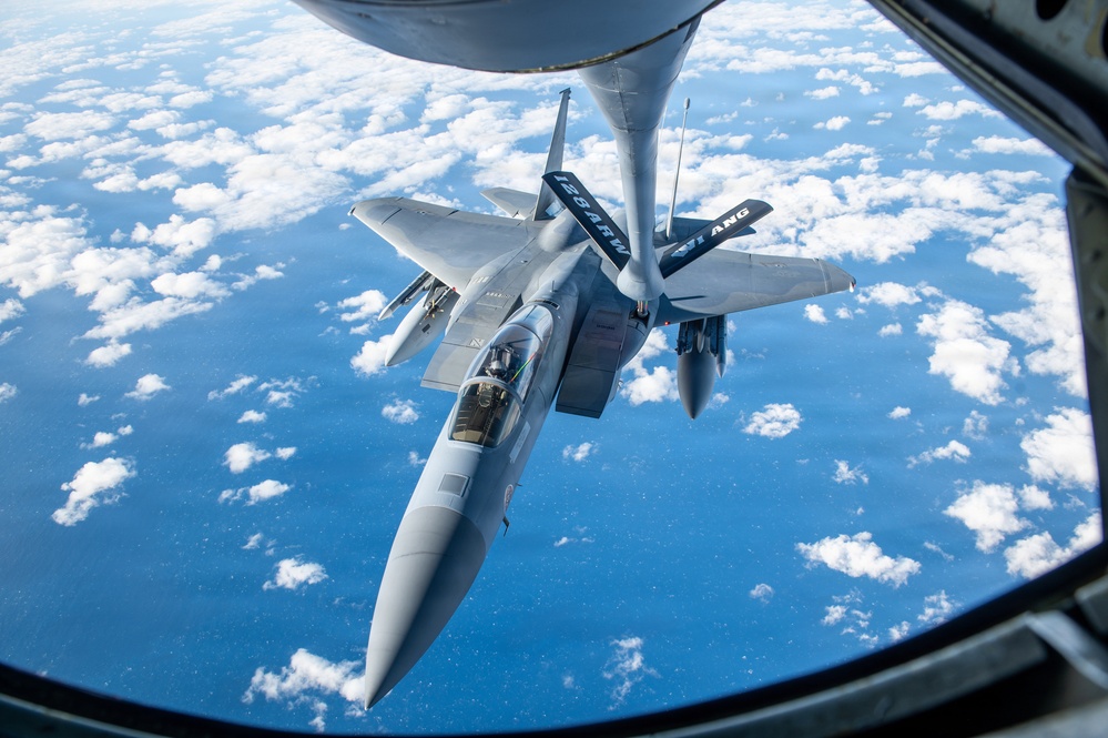 In-Flight Refueling Operations During Sentry Aloha 26-1