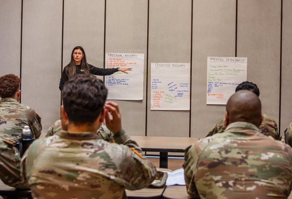 Psychological rest and recovery training