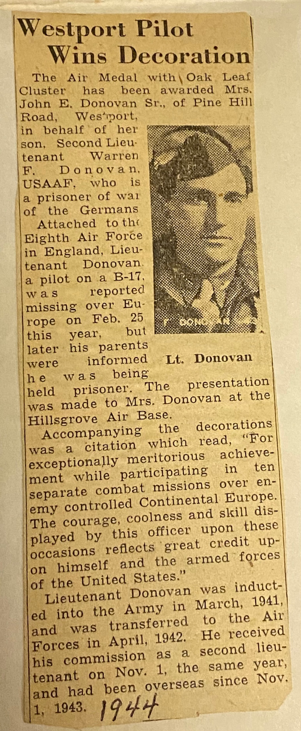 FRCSW WWII POW Ceremony