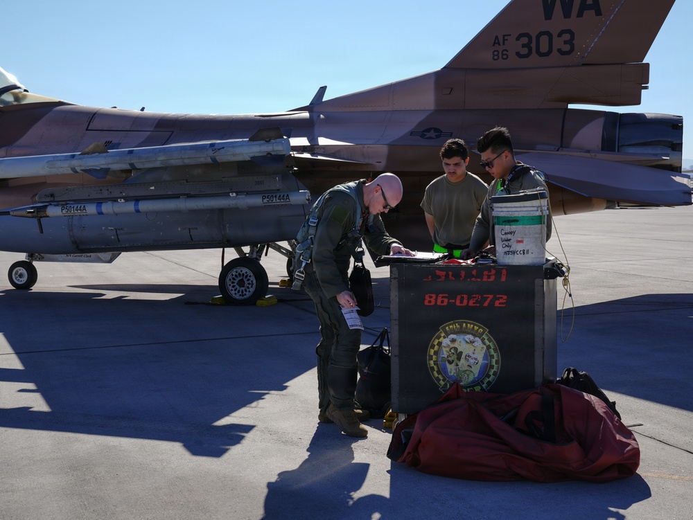 64th Aggressor Steps to the Flight Line at Red Flag 26-1