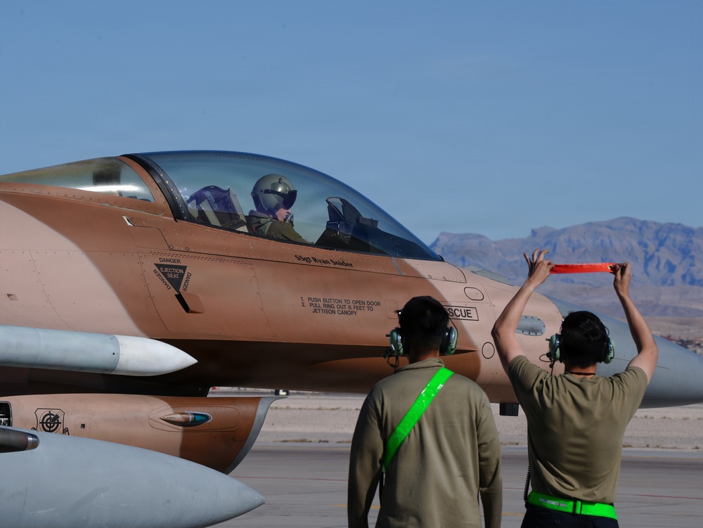 64th Aggressor Steps to the Flight Line at Red Flag 26-1