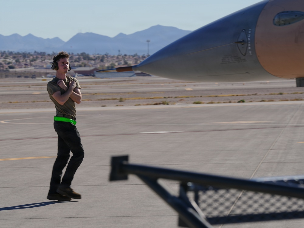 64th Aggressor Steps to the Flight Line at Red Flag 26-1