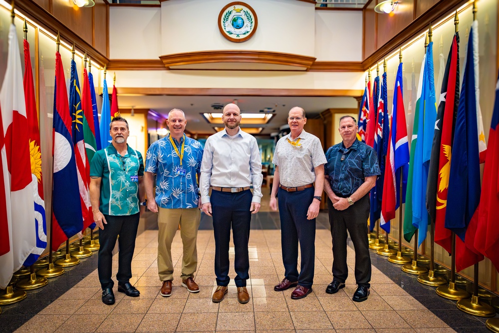 Chief of Staff George Tolar at the Ted Stevens Center of Arctic Security Studies, tours DKI APCSS