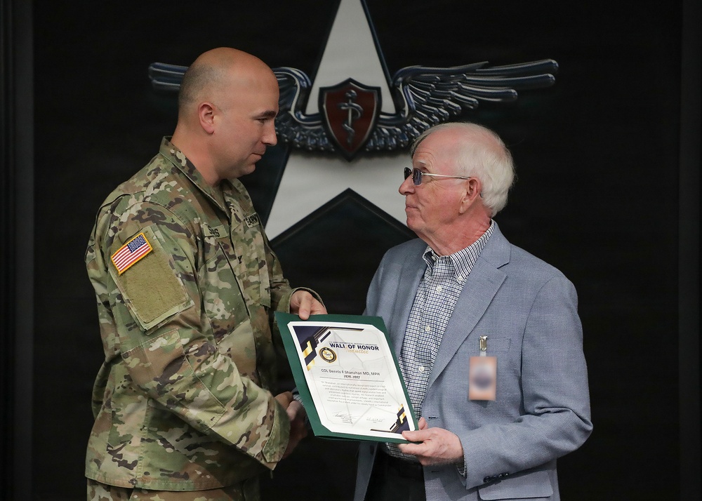 Shanahan Elevated to USAARL’s Wall of Honor