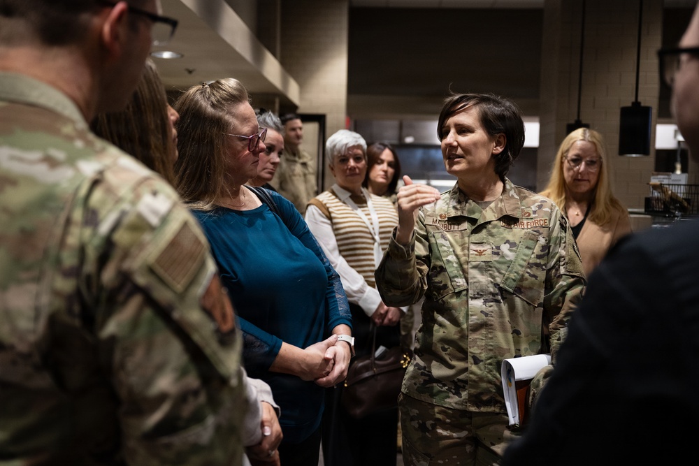 Eleventh Air Force leaders and spouses tour JBER