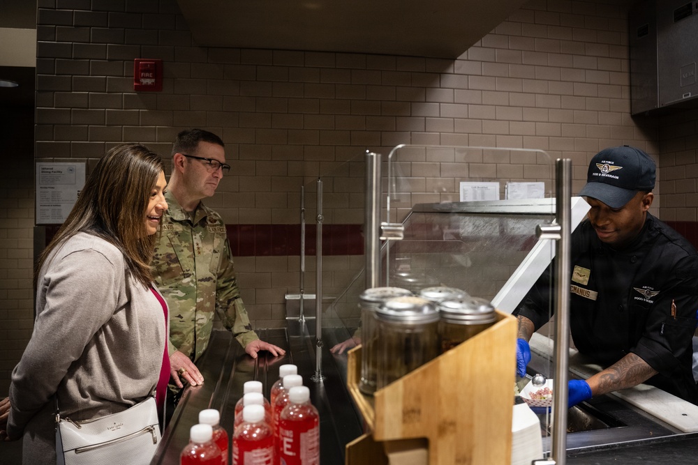 Eleventh Air Force leaders and spouses tour JBER