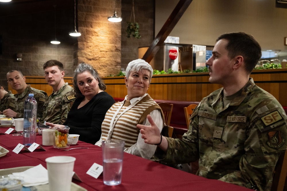 Eleventh Air Force leaders and spouses tour JBER