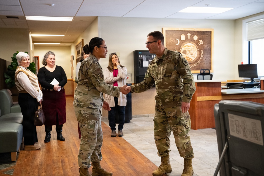 Eleventh Air Force leaders and spouses tour JBER