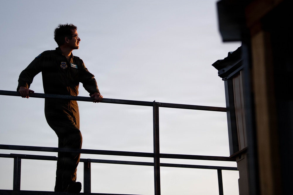 9th Airlift Squadron Conducts Flare Operations