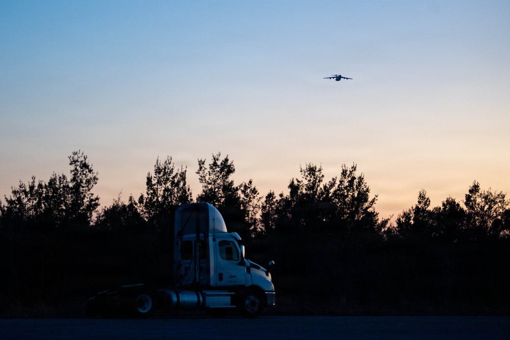 9th Airlift Squadron Conducts Flare Operations