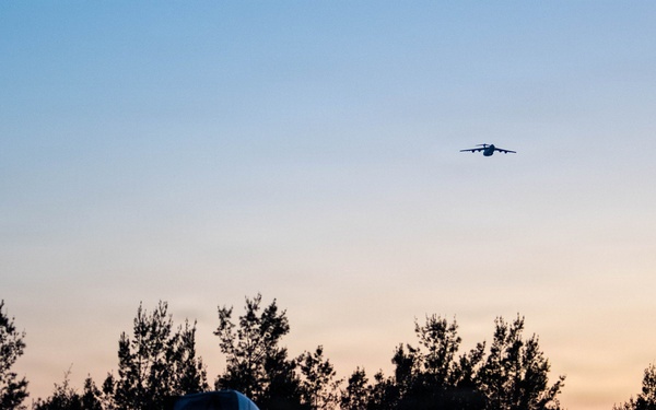 9th Airlift Squadron Conducts Flare Operations