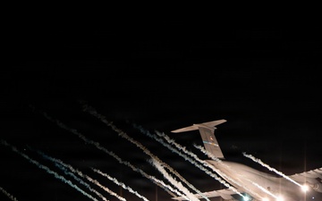 9th Airlift Squadron Conducts Flare Operations