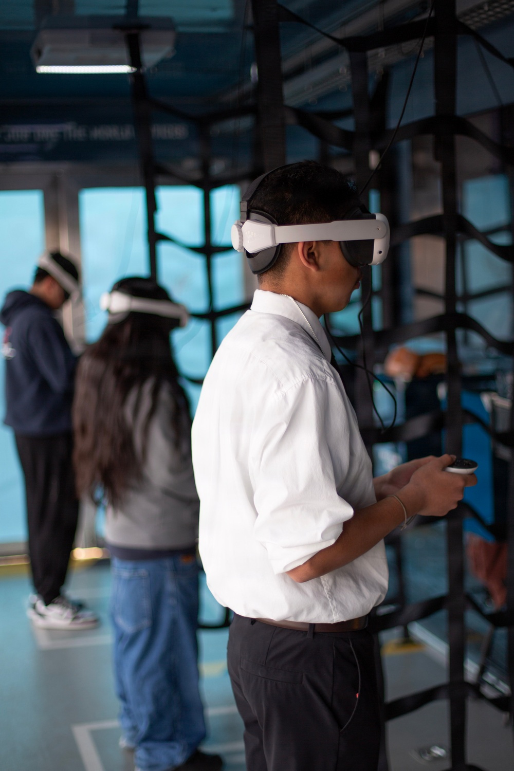 Student participates in The Strike Group during high school activation