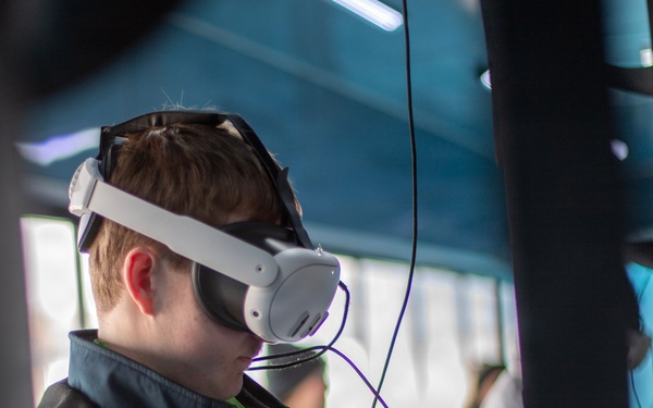 Student participates in The Strike Group during high school activation